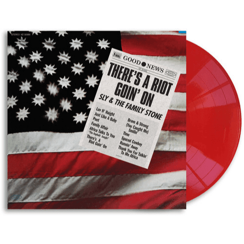 capa+disco Sly & The Family Stone - There's a Riot Goin' On (Red Vinyl) - Imagem 1