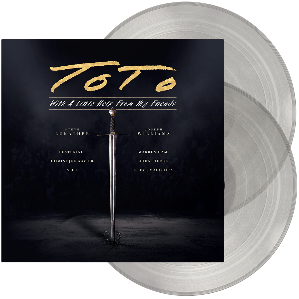 capa+discos Toto - With A Little Help From My Friends (Transparent Vinyl) - Imagem 1