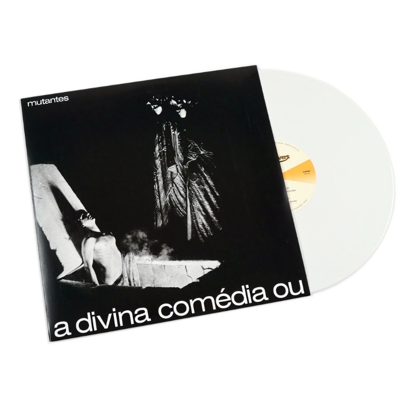 Capa e Disco Mutantes - A Divina Comédia Ou Ando Meio Desligado (White Vinyl) - Imagem 1