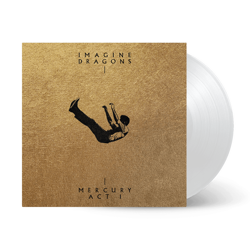 capa+disco Imagine Dragons - Mercury Act I (White Vinyl) - Imagem 1