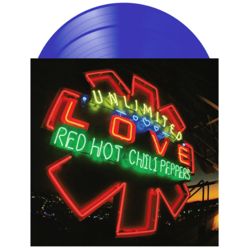 capa+disco Red Hot Chili Peppers - Unlimited Love (Blue Vinyl) - Imagem 1