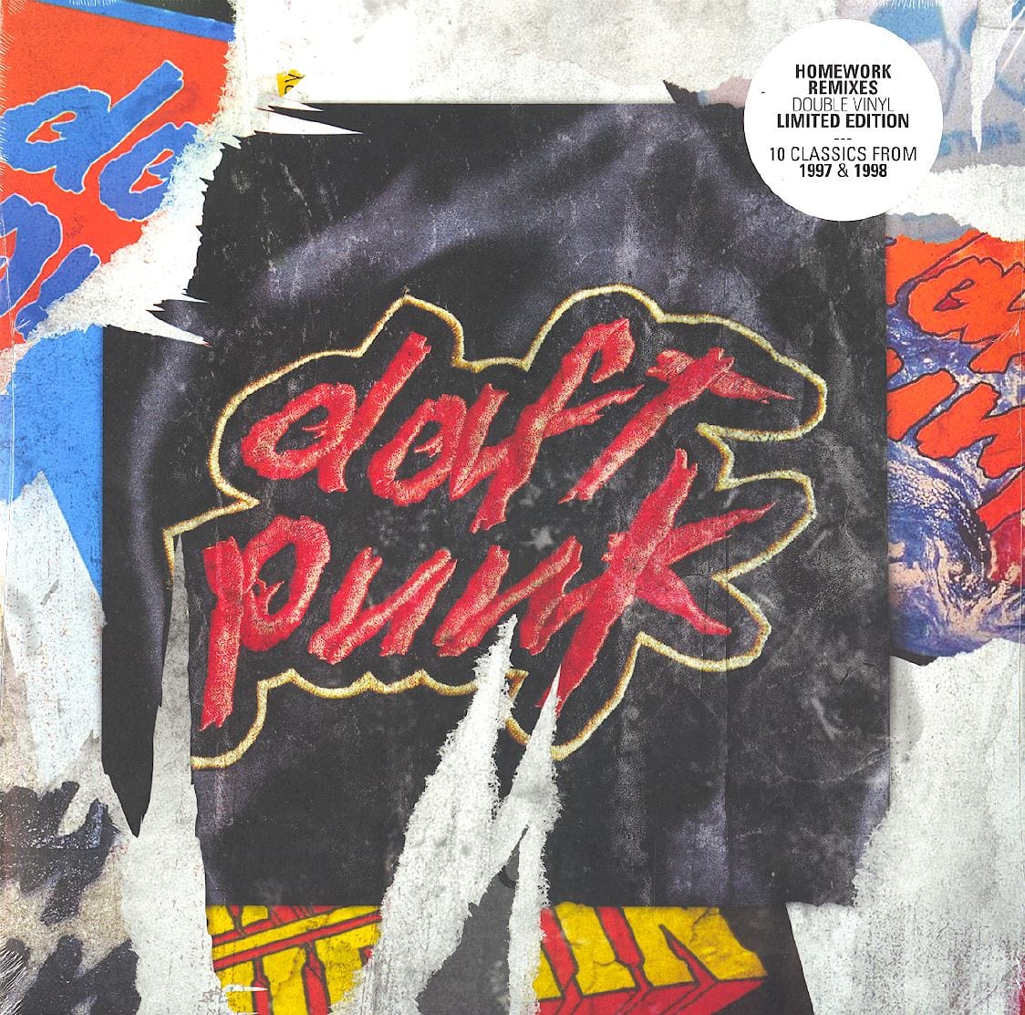 capa Daft Punk - Homework Remixes (Edição Limitada) - Imagem 1