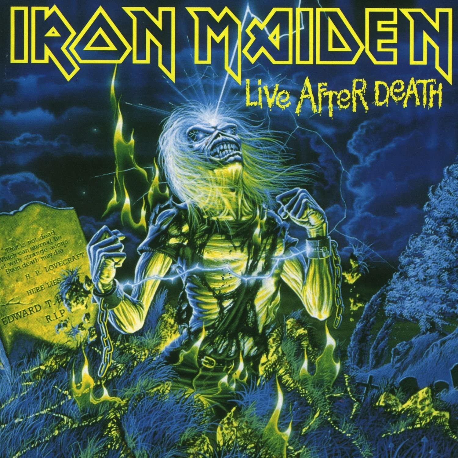 capa Iron Maiden - Live After Death - Imagem 1