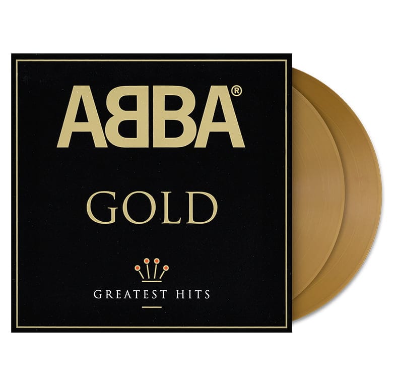 capa+disco Abba - Gold: Greatest Hits (Gold Vinyl) - Imagem 1