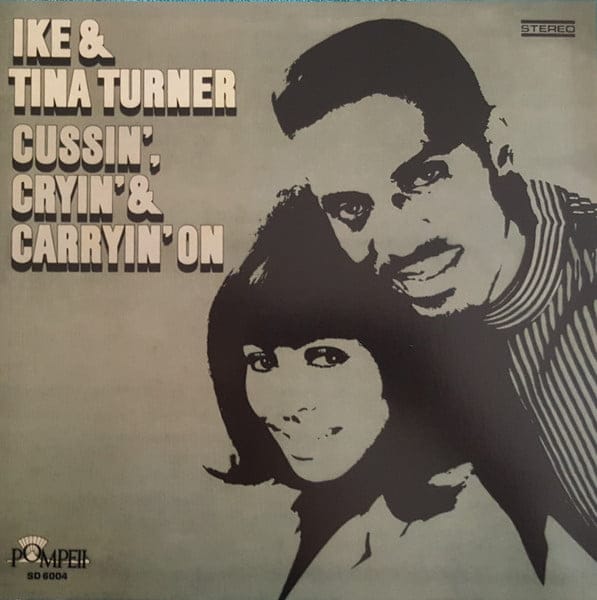 capa Ike & Tina Turner - Cussin', Cryin' & Carryin' On (Gold Vinyl) - Imagem 1