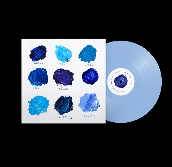 ccapa+disco Courtney Barnett - Things Take Time, Take Time (Blue Vinyl) - Imagem 1