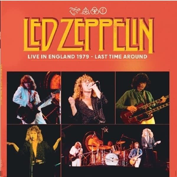 capa Led Zeppelin - Live in England 1979 - Last Time Around - Imagem 1
