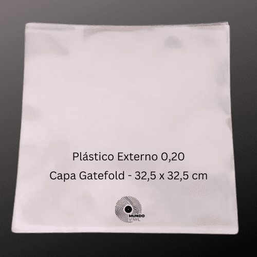 Externo Gatefold Plástico Externo 0,20 - Capa Gatefold - 1kg (aprox. 54 un.) - Imagem 1