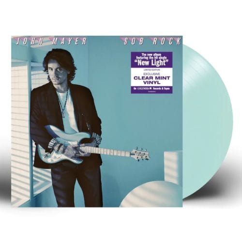 capa+disco John Mayer - Sob Rock (Clear Mint Vinyl) - Imagem 1