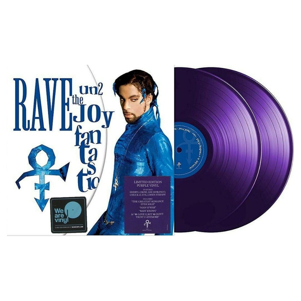 capa+discos Prince - Rave Un2 the Joy Fantastic (Purple Vinyl) - Imagem 1