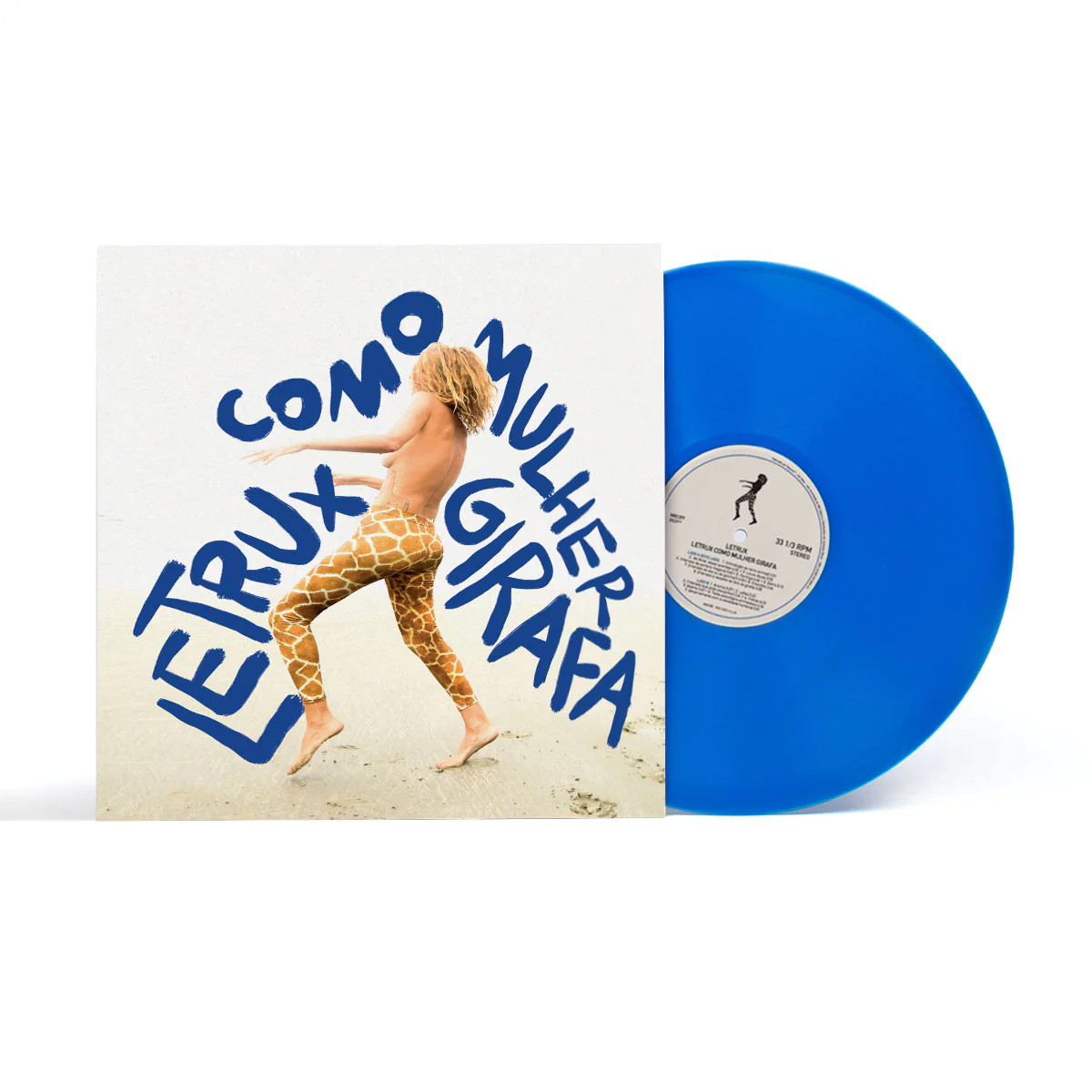 capa+disco Letrux - Letrux Como Mulher Girafa (Disco Azul - Noize) - Imagem 1