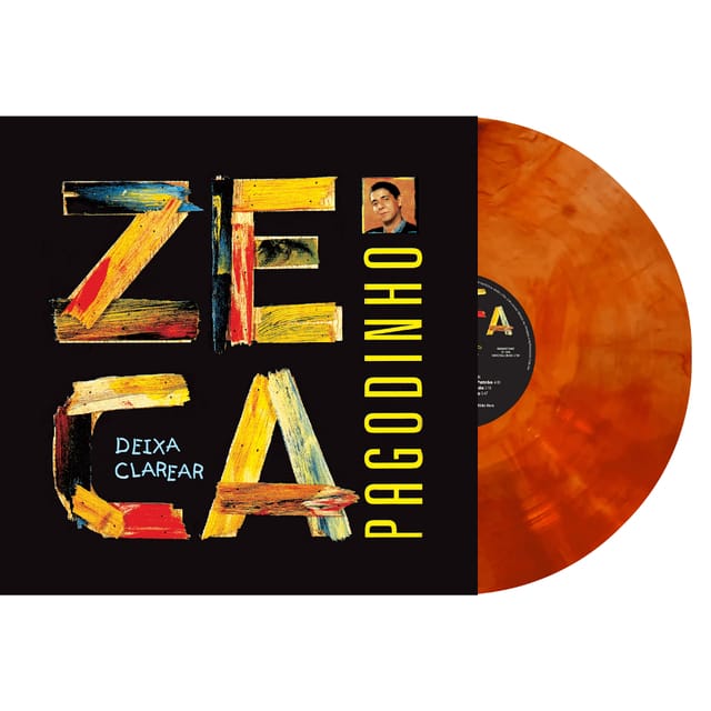 capa+disco Zeca Pagodinho - Deixa Clarear (Red Vinyl) - Imagem 1