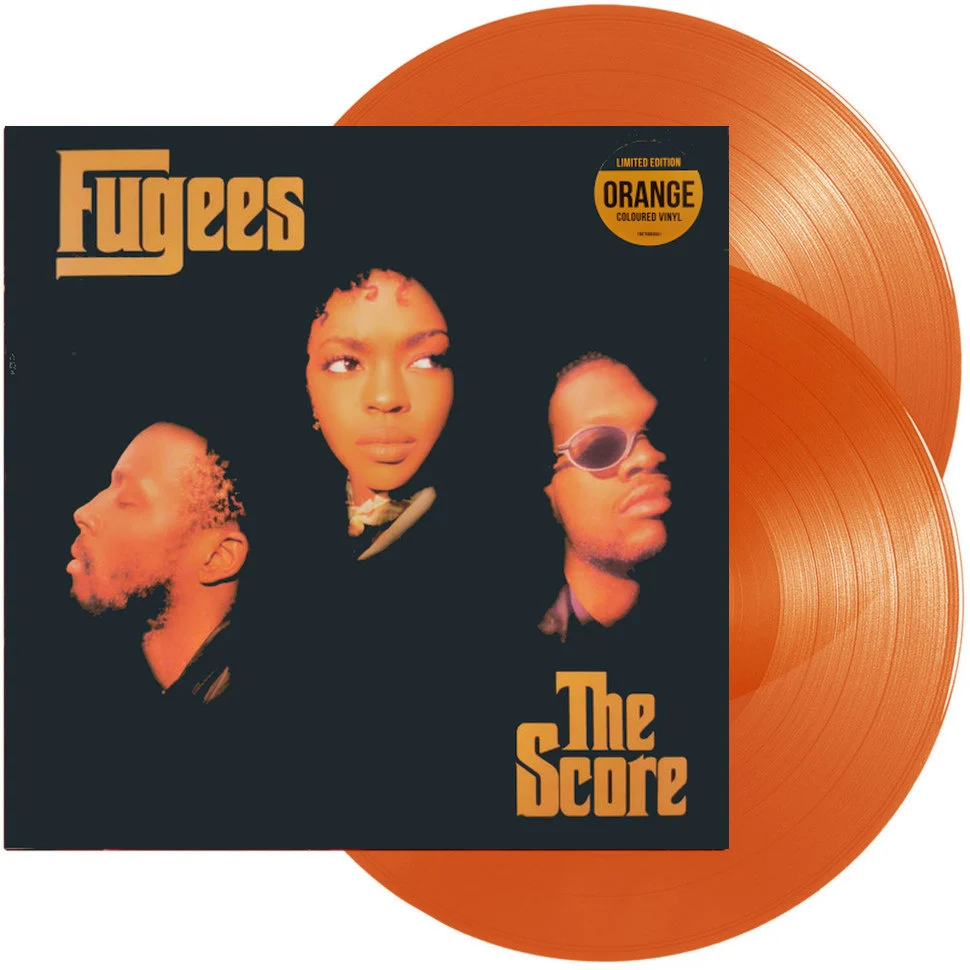 capa+disco Fugees - The Score (Orange Vinyl) - Imagem 1