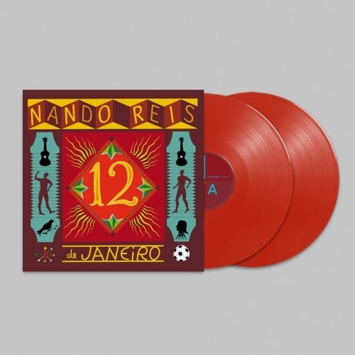 capa+discos Nando Reis - 12 de Janeiro (Disco Vermelho - Duplo) - Imagem 1