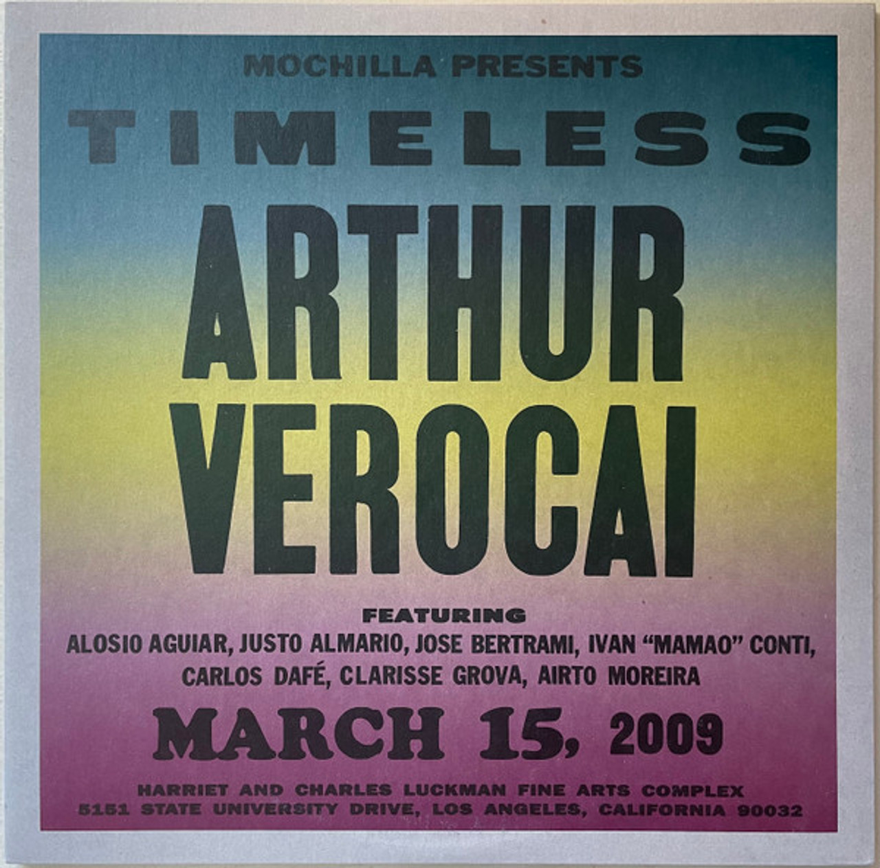 capa Arthur Verocai - Mochilla Presents Timeless: Arthur Verocai - Imagem 1