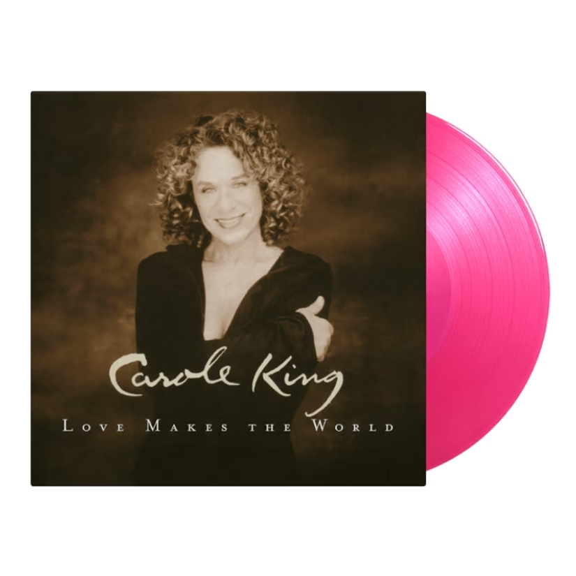 4251896110328 (340 x 340 px) (300 x 300 px) (3) Carole King - Love Makes The World (Pink Translucent Vinyl) - Imagem 1