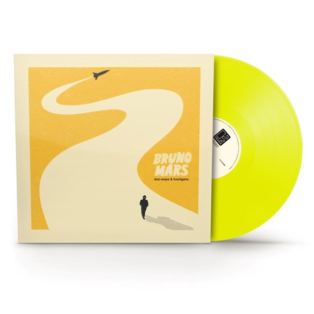 Capa e Disco Bruno Mars - Doo-Wops & Hooligans (Neon Yellow Vinyl) - Imagem 1