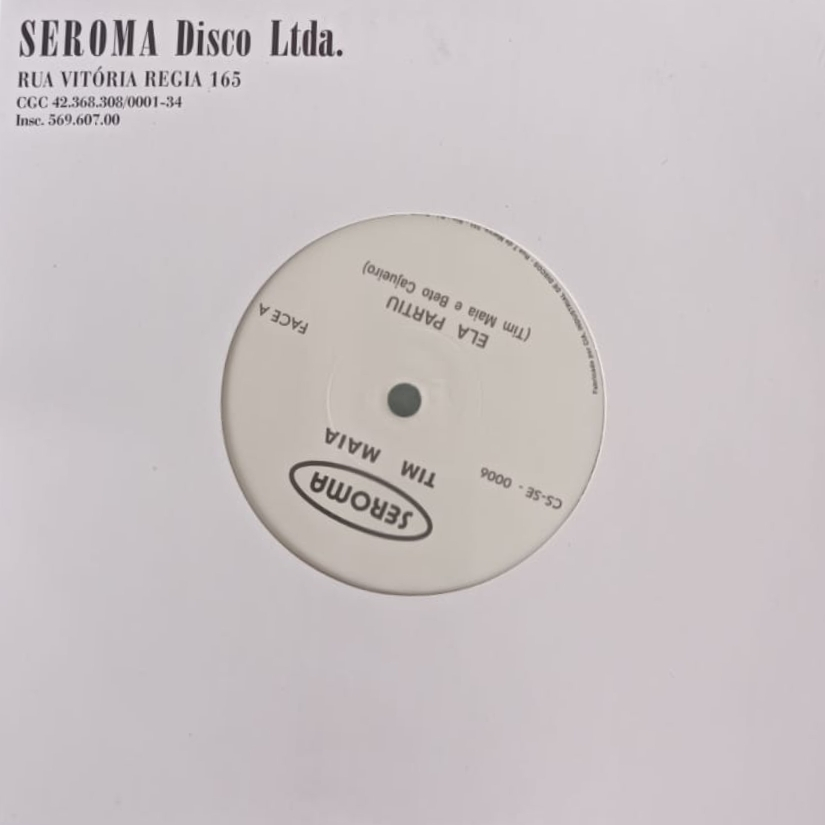Capa Tim Maia – Ela Partiu / Meus Inimigos (Compacto 7’’) - Imagem 1
