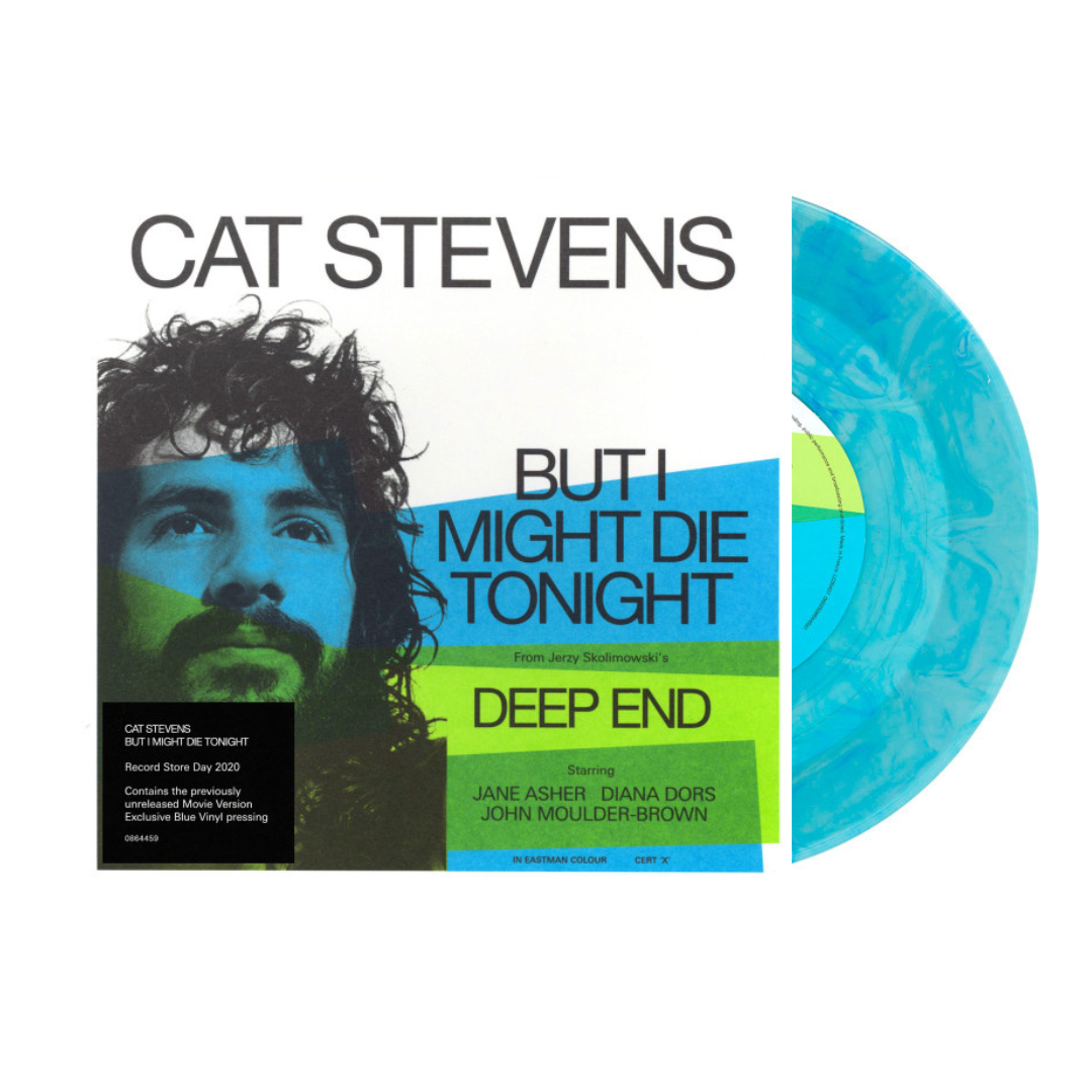 Design sem nome (26) Cat Stevens – But I Might Die Tonight (7” Blue Vinyl pressing) - Imagem 1