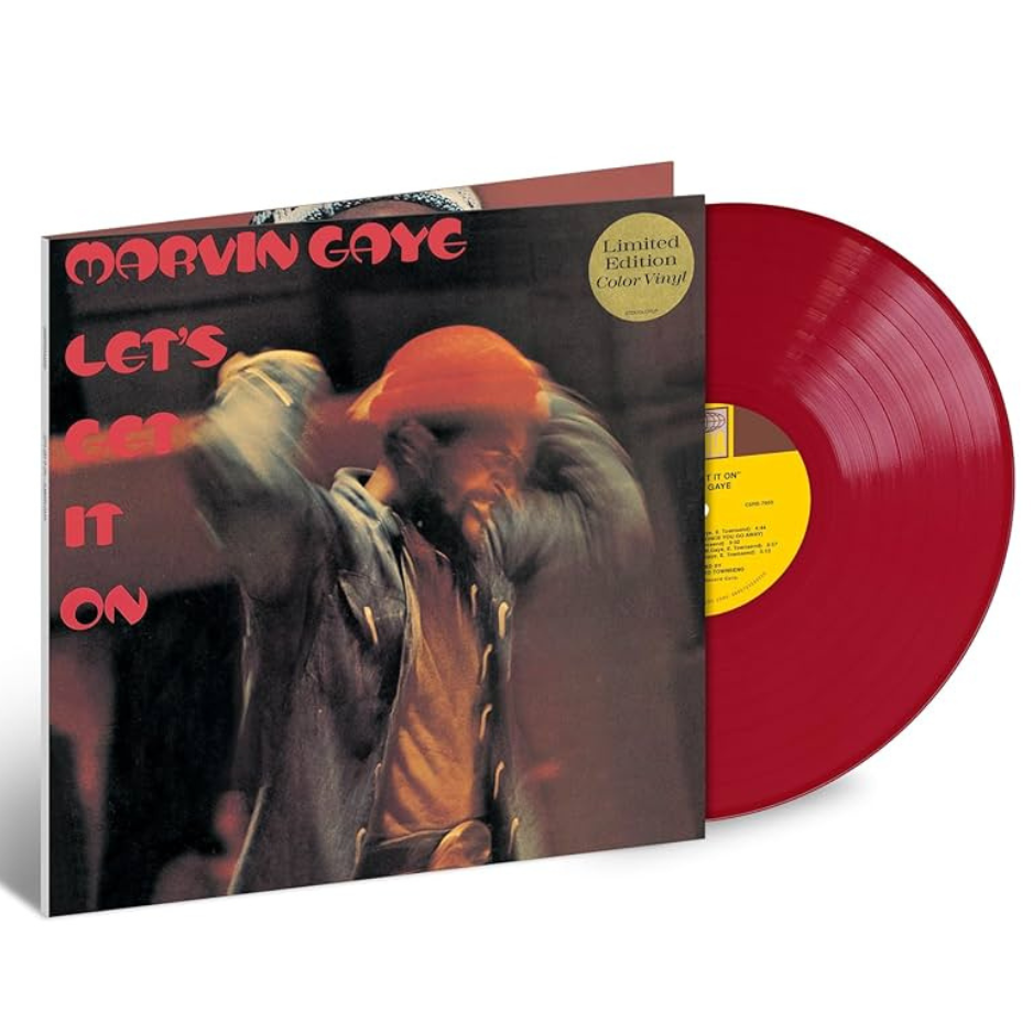 4251896110328 (340 x 340 px) (300 x 300 px) (9) Marvin Gaye – Let’s Get It On (50th Anniversary Edition – Red Vinyl) - Imagem 1